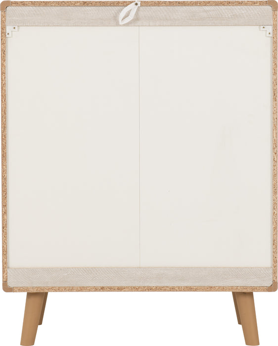 Dixie 4 Drawer Chest Dusty Grey/White