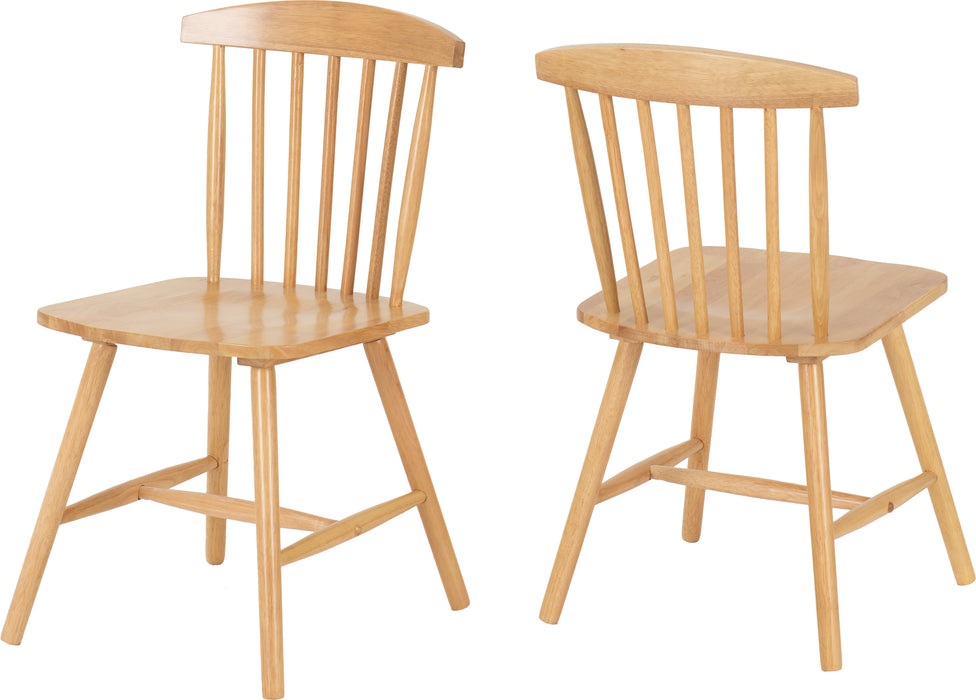 Emery Extending Dining Set (4 Chairs) Natural Oak Effect
