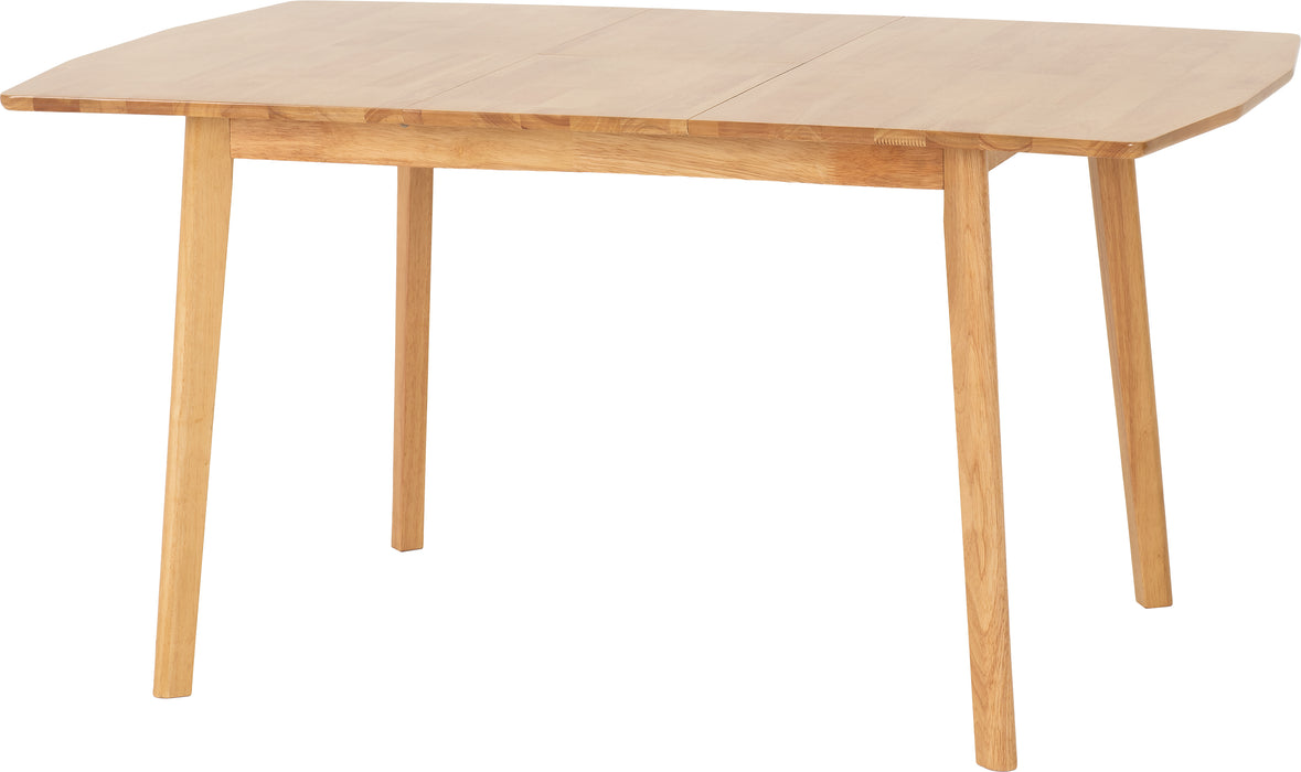 Emery Extending Dining Set (4 Chairs) Natural Oak Effect