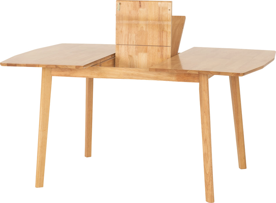 Emery Extending Dining Set (4 Chairs) Natural Oak Effect