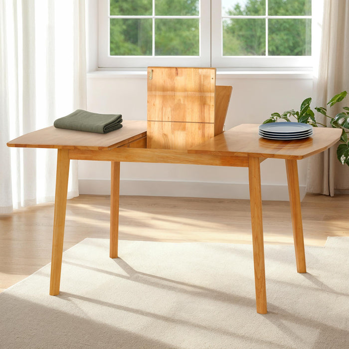 Emery Extending Dining Set (4 Chairs) Natural Oak Effect