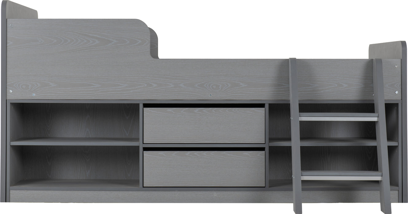 Felix Low Sleeper Bed Grey