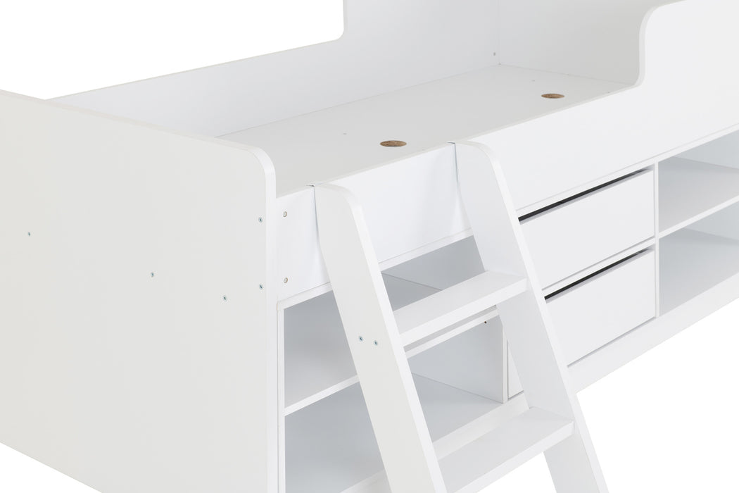 Felix Low Sleeper Bed White