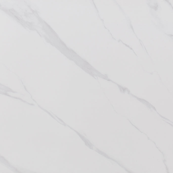 Fenton Dining Table White Marble Stone Effect