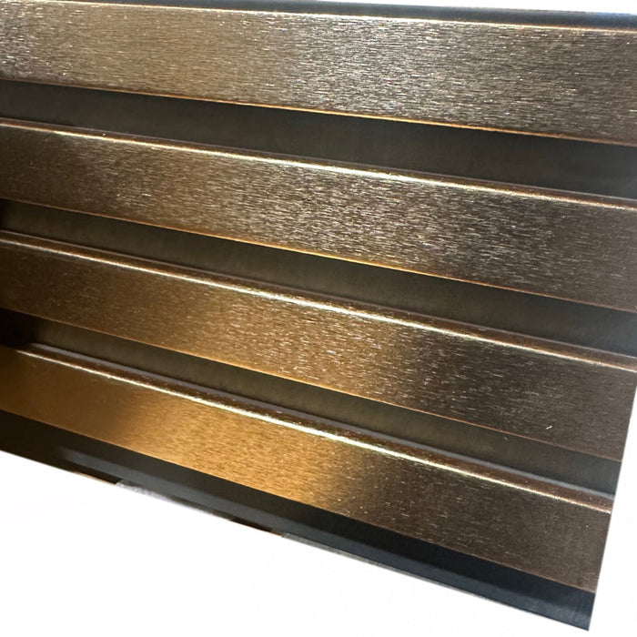 Wood Effect Slatted Wall Panel