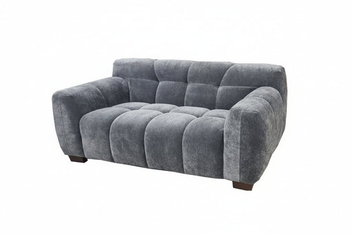 ALUXO® Harlem Sofa Range in Steel Velvet