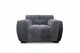 ALUXO® Harlem Sofa Range in Steel Velvet