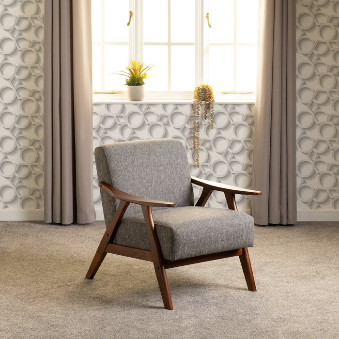 Kendra Accent Chair Grey Fabric