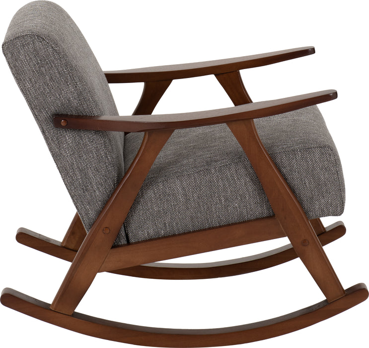 Kendra Rocking Chair Grey Fabric