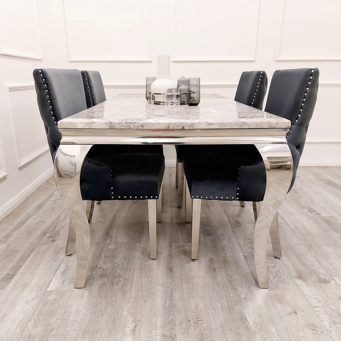 4X Kensington Beige & Chrome