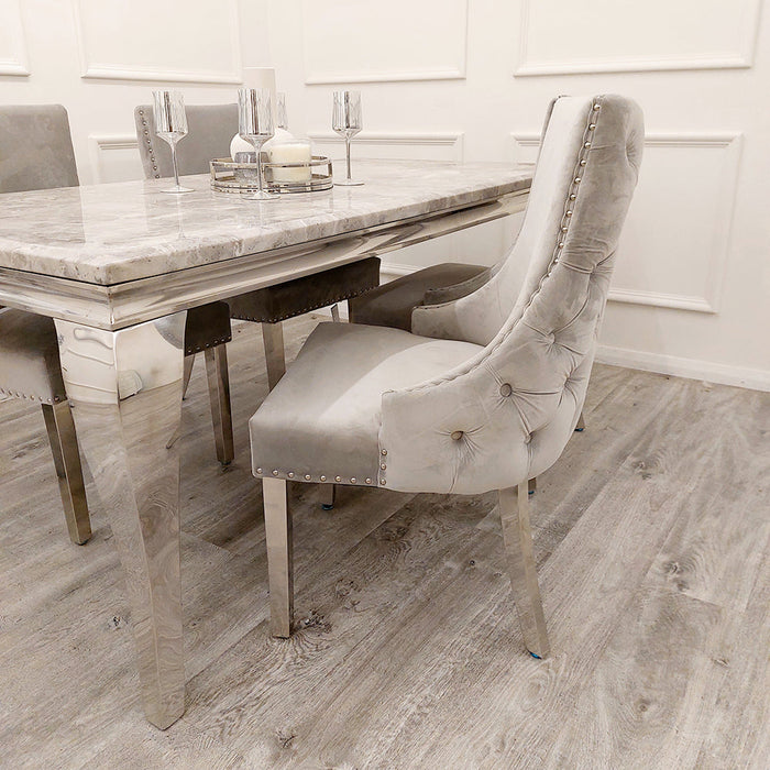 4X Kensington Beige & Chrome