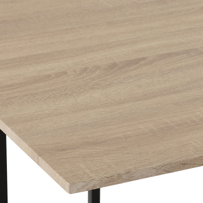 Kent 1+4 Stowaway Dining Set Sonoma Oak Effect/Black