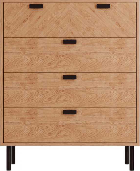 Leon 3+2 Drawer Chest Medium Oak Effect