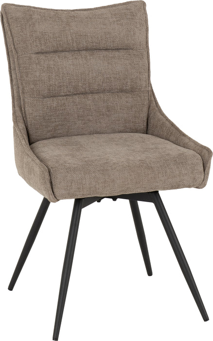 Lewis Swivel Chair (2 Per Box) Fawn Fabric