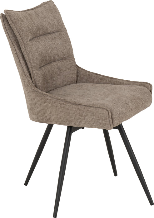 Lewis Swivel Chair (2 Per Box) Fawn Fabric