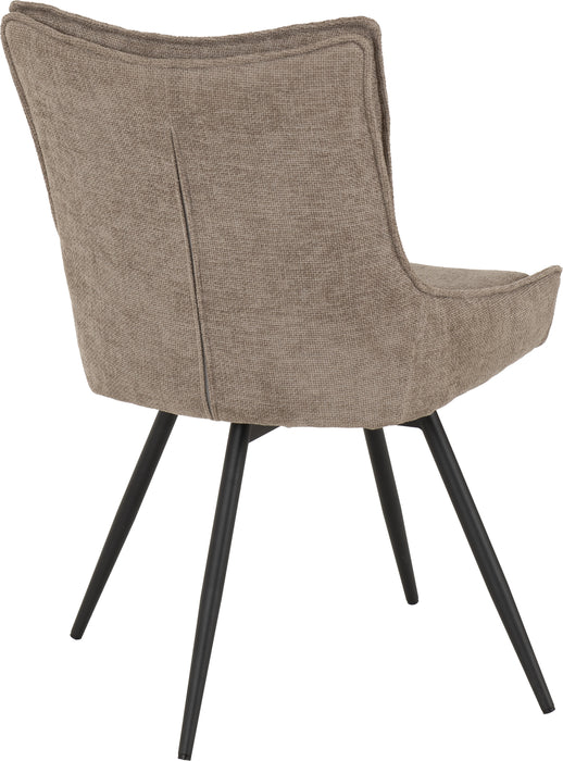 Lewis Swivel Chair (2 Per Box) Fawn Fabric