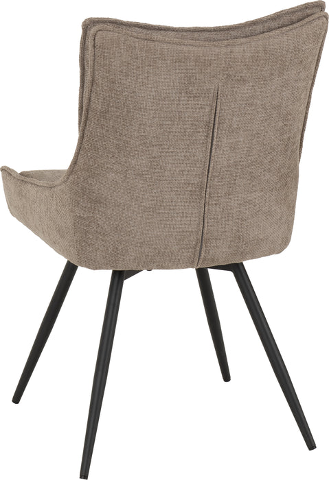 Lewis Swivel Chair (2 Per Box) Fawn Fabric