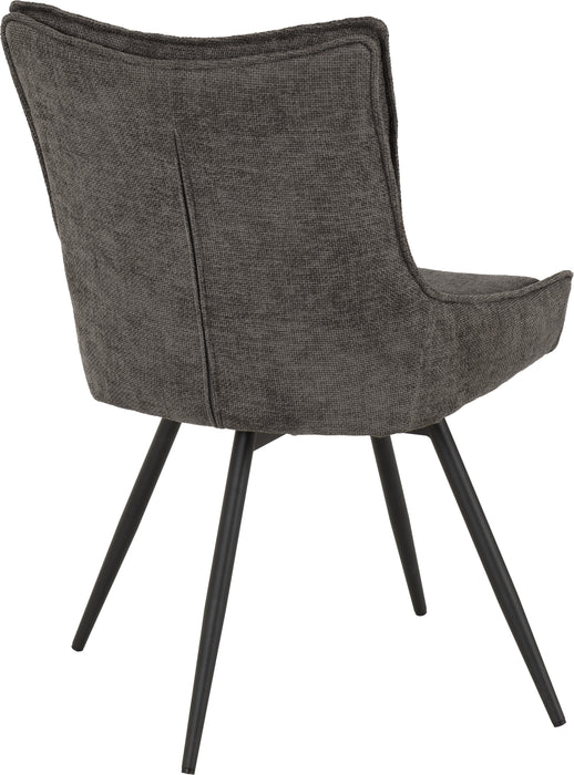 Lewis Swivel Chair (2 Per Box) Grey Fabric