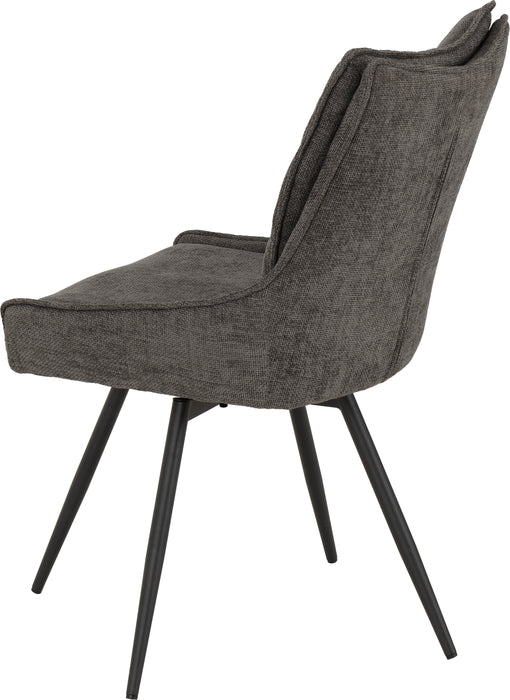 Lewis Swivel Chair (2 Per Box) Grey Fabric