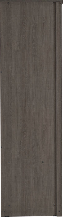 Lisbon 3 Door Wardrobe Black Wood Grain