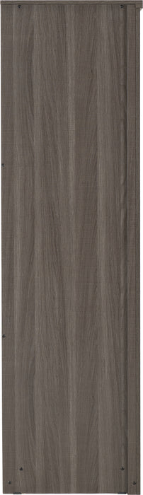 Lisbon 4 Door Wardrobe Black Wood Grain