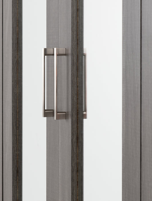 Lisbon 4 Door Wardrobe Black Wood Grain