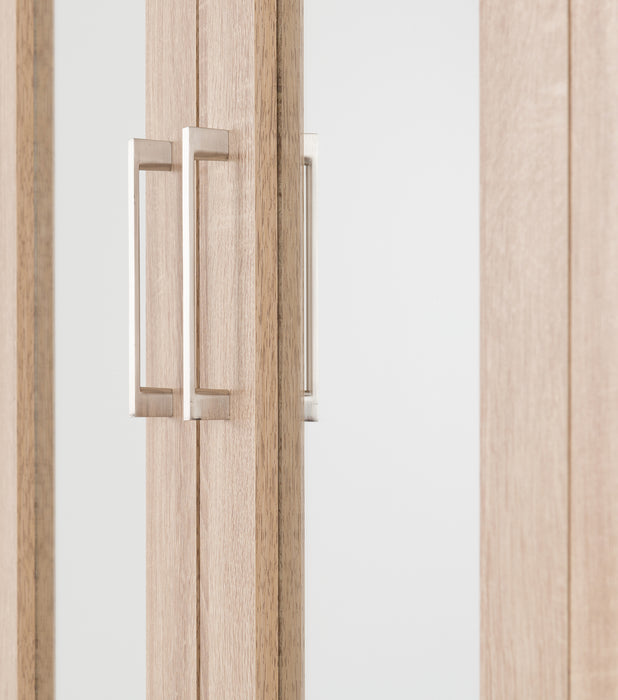 Lisbon 4 Door Wardrobe Light Oak Effect Veneer