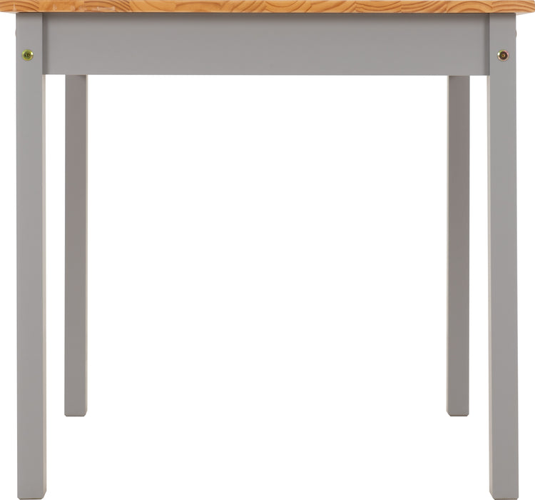 Ludlow 1+4 Dining Set Grey Slate/Oak Lacquer