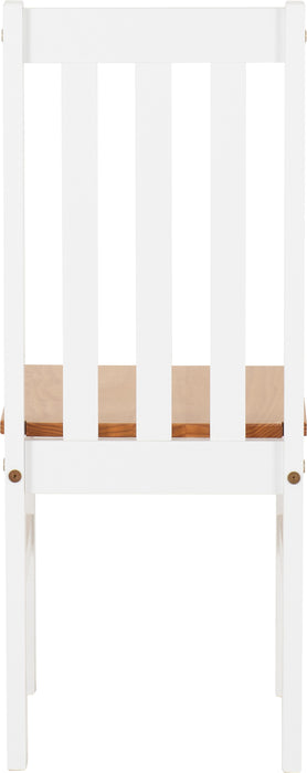 Ludlow 1+6 Dining Set White/Oak Lacquer