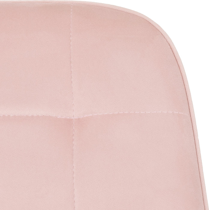 Lukas Chair (Box of 2) Baby Pink Velvet