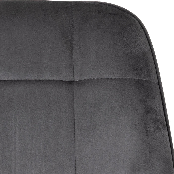 Lukas Chair (Box of 2) Grey Velvet