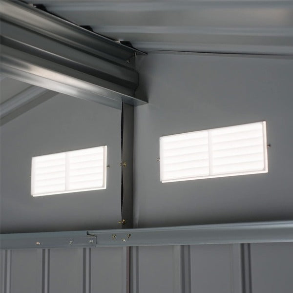 Outdoor Garden Storage Shed Grey
