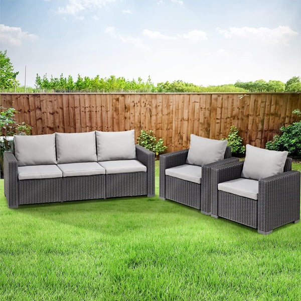 5 Seater Keter California Rattan Set