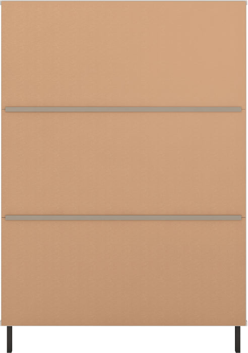 Madrid 3+2 Drawer Chest Grey/White Gloss