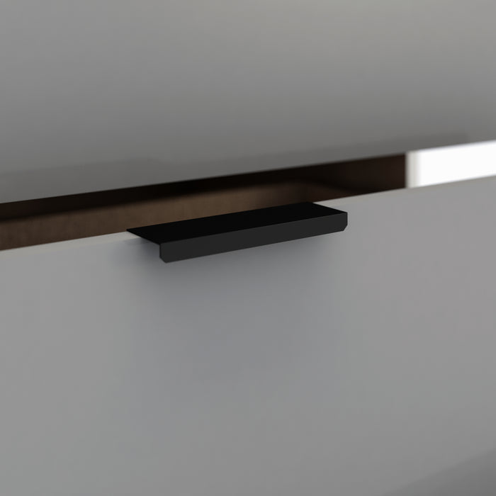 Madrid 3+2 Drawer Chest Grey/White Gloss