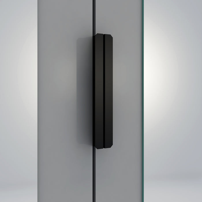 Madrid 4 Door 2 Drawer Mirrored Wardrobe Grey/White Gloss