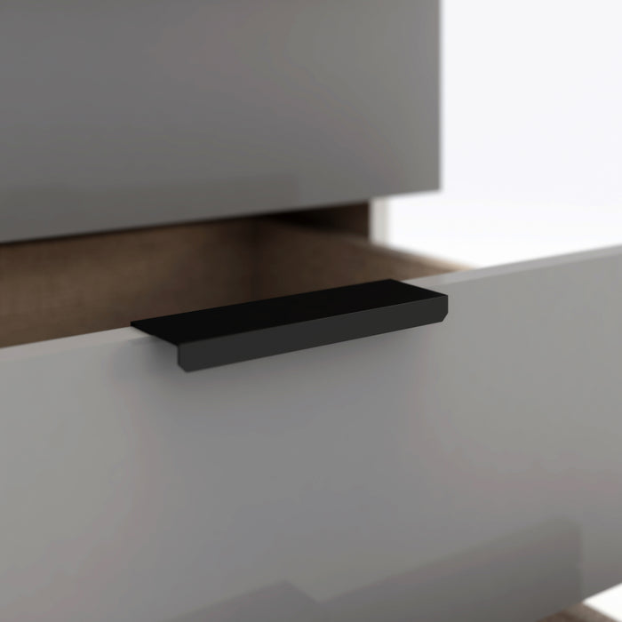 Madrid 5 Drawer Chest Grey/White Gloss