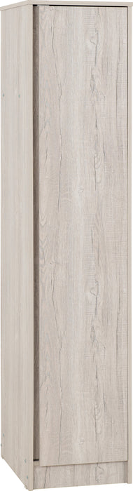 Malvern 1 Door Wardrobe Urban Snow