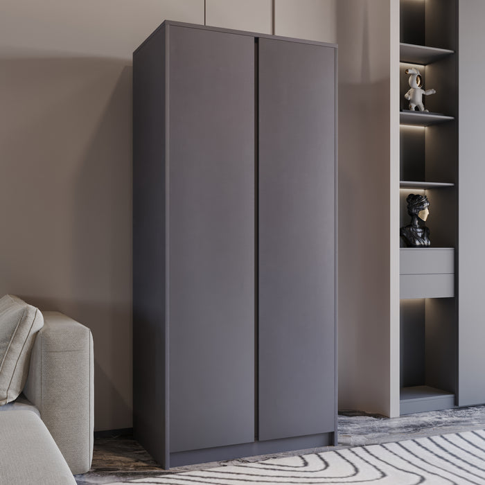 Malvern 2 Door Wardrobe Grey
