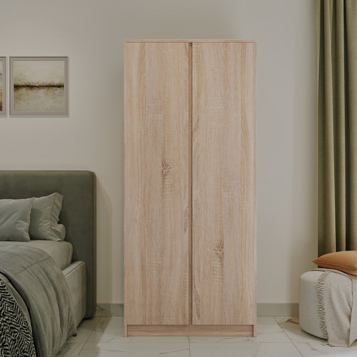 Malvern 2 Door Wardrobe Sonoma Oak Effect