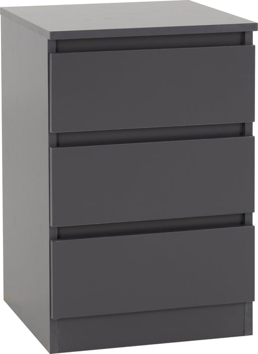 Malvern 2 Door Wardrobe Bedroom Set Grey