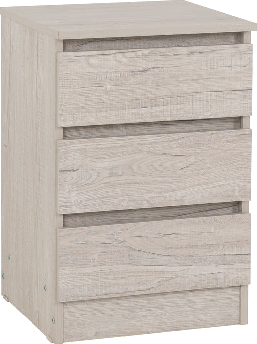 Malvern 2 Door Wardrobe Bedroom Set Urban Snow