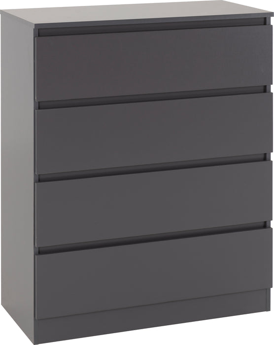 Malvern 2 Door Wardrobe Bedroom Set Grey