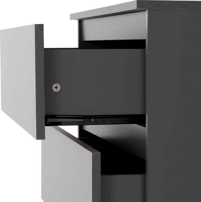 Malvern 4 Drawer Chest Grey