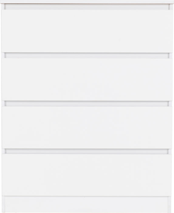 Malvern 4 Drawer Chest White