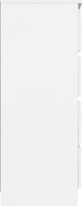 Malvern 4 Drawer Chest White