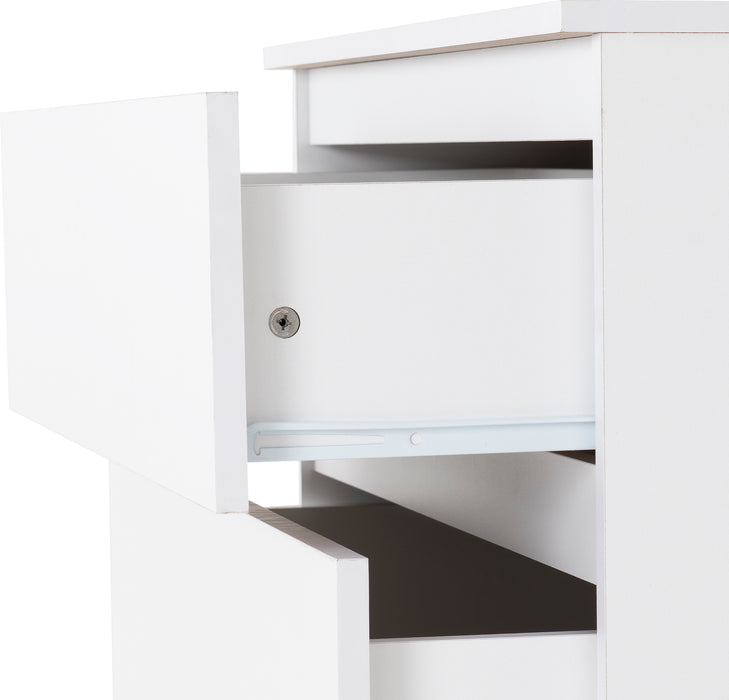 Malvern 4 Drawer Chest White