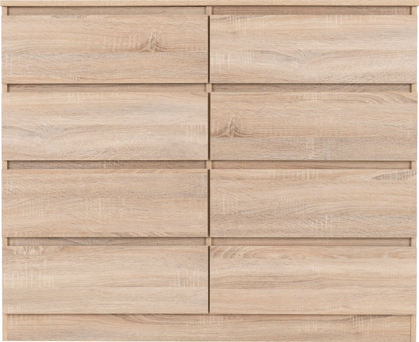 Malvern 8 Drawer Chest Sonoma Oak Effect