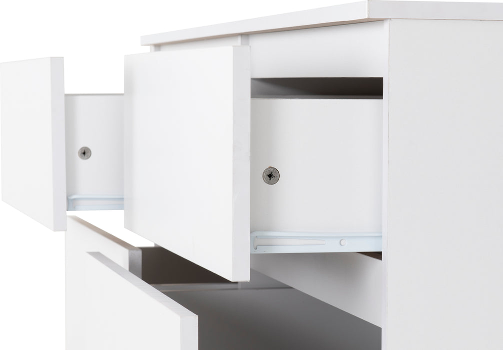 Malvern 8 Drawer Chest White