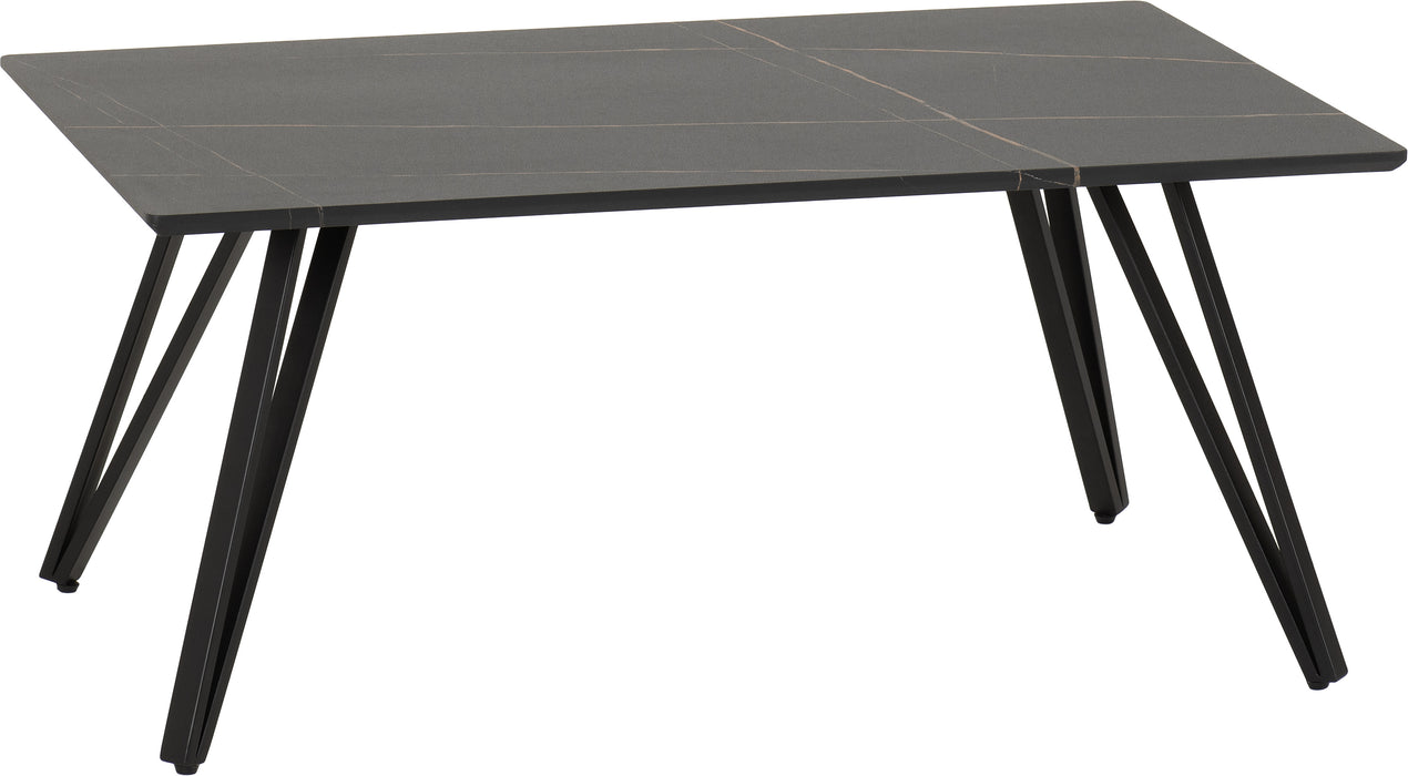 Marlow Coffee Table Black Marble Effect/Black
